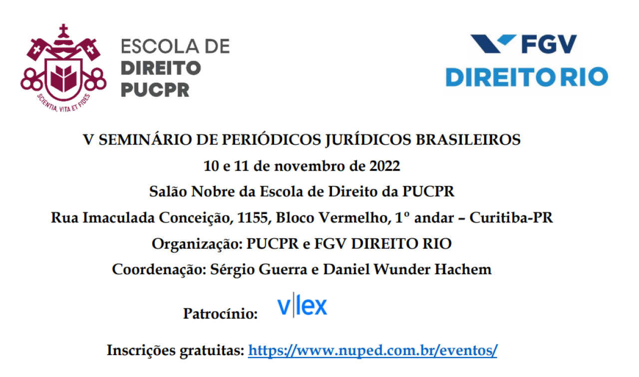 V Seminário de Periódicos Jurídicos Brasileiros